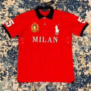 Polo by Ralph Lauren Red Milan Polo Shirt